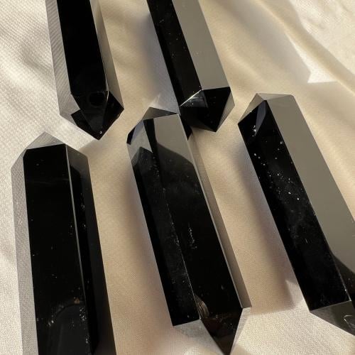 اوبسيديان اسود بطرفين