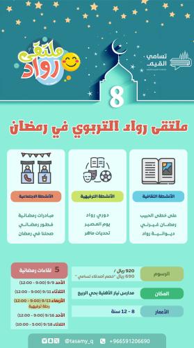 ملتقى رواد التربوي الثامن (الرمضاني) - المرحلة الا...