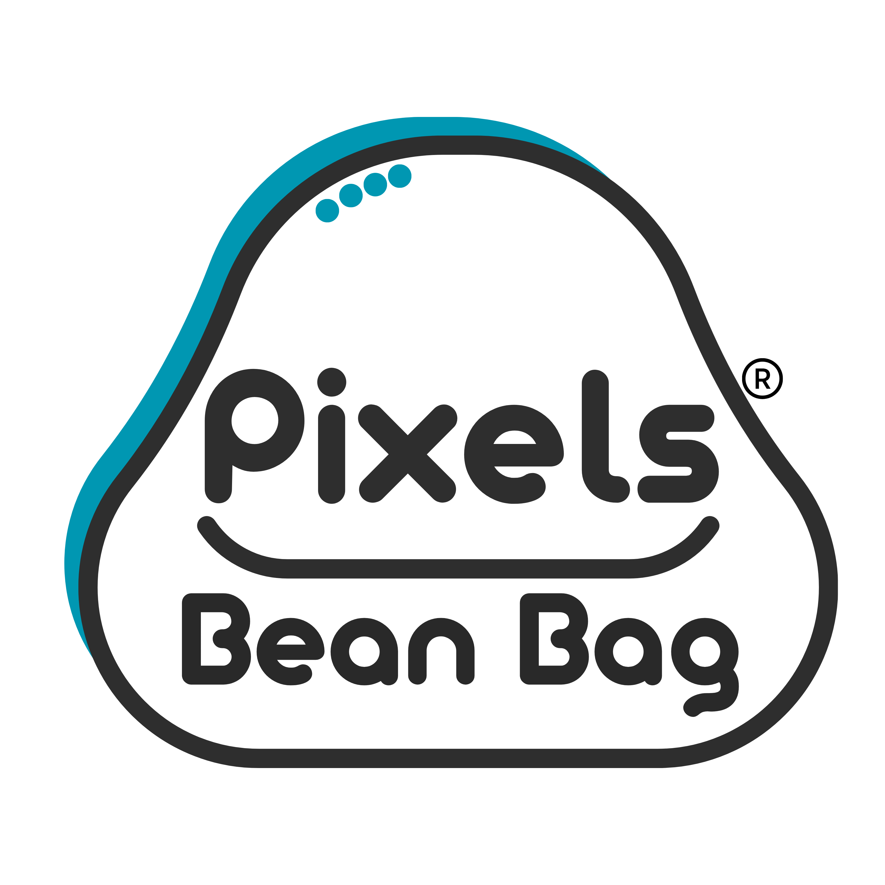 Pixels Bean Bag
