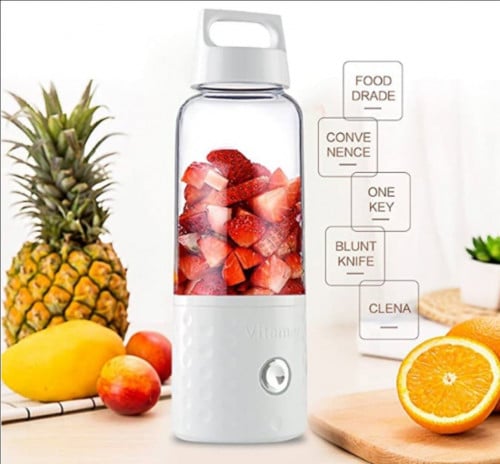 مكينة العصير المحمولة تعمل ببطاريات الليثيوم حجم 350مل و 500 مل