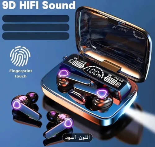 سماعة رأس لاسلكية TWS سماعة رياضية ذكية باللمس الل...