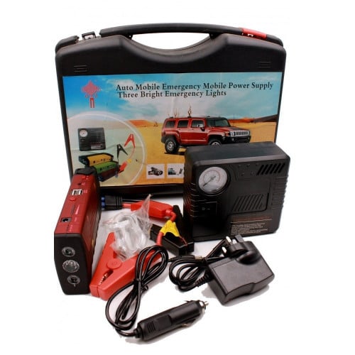 شاحن بطارية مع المنفاخ