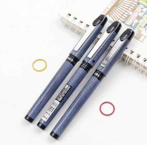 قلم بالحبر السائل عدد 3 باللون الأزرق