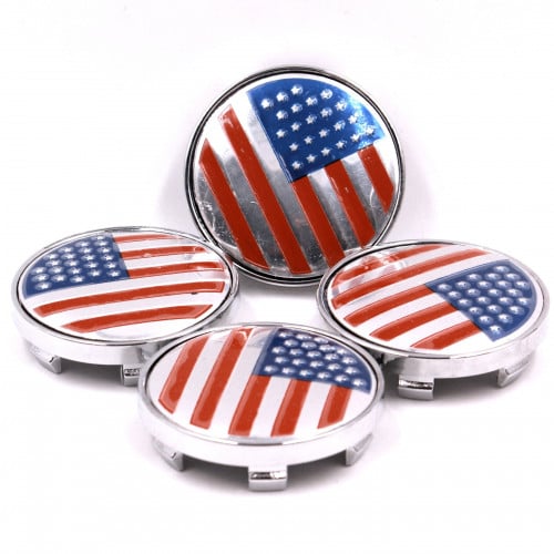 طقم غطاء جنوط عمومي علم امريكا مقاس 15