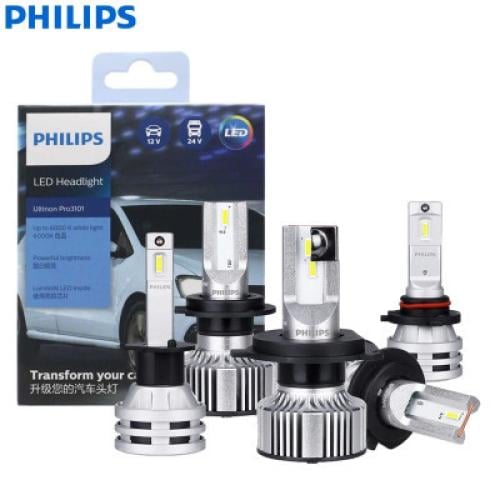 فيليبس مصباح أمامي LED للسيارات, لمبات إضاءة أمامي...