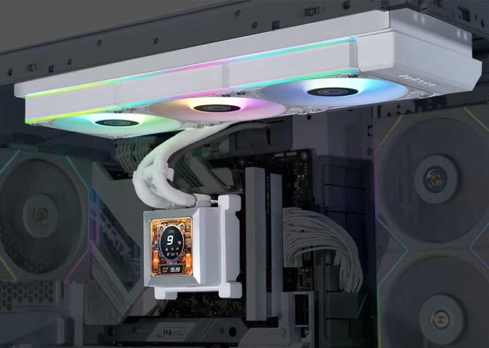 Lian Li HydroShift LCD 360R ホワイト Amazon.com: Lian-Li HydroShift LCD 360S Performance 360mm