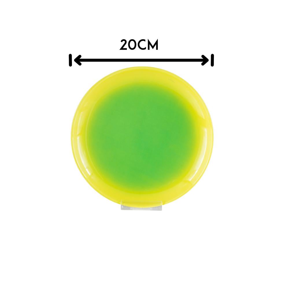 طقم صحون تقديم الحلا والفطور والفواكه اركوبال مدور 6 قطعة مقاس  19 سم