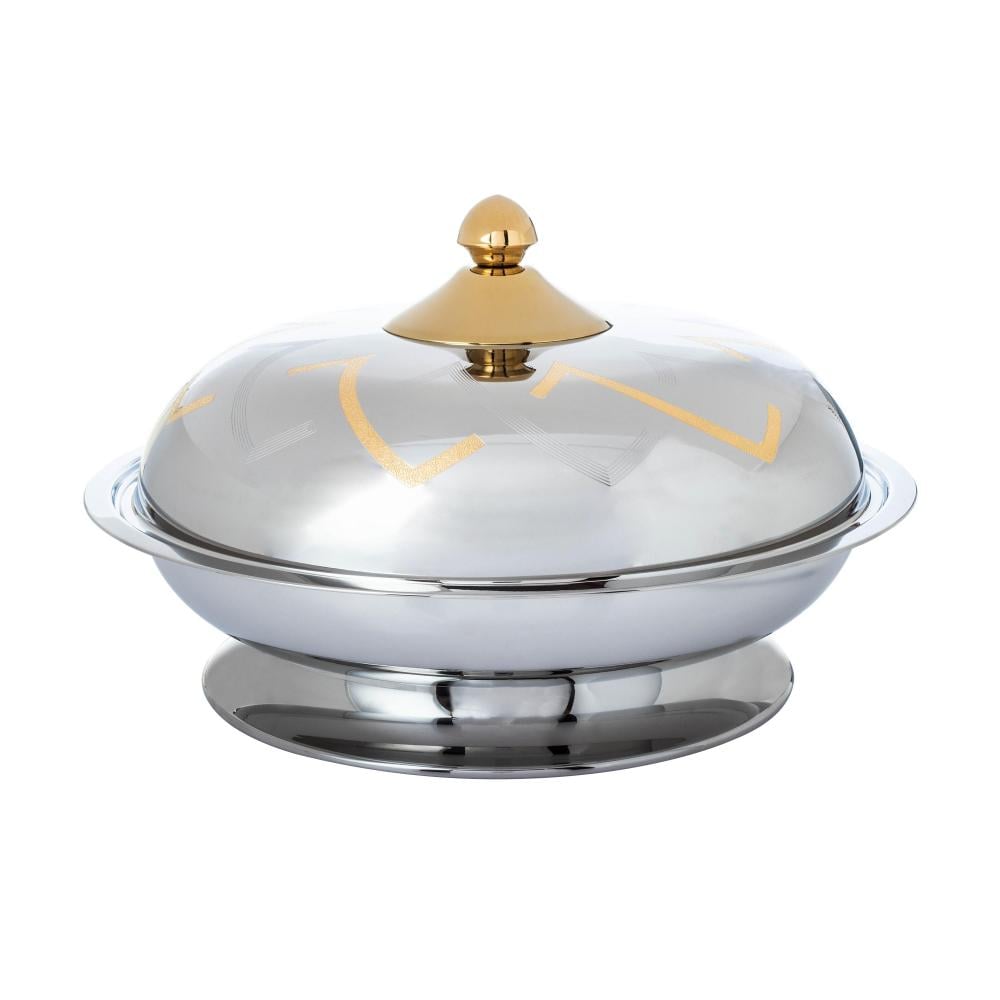 كوزي استيل وذهبي هندي سامرين مقاس 50 سم