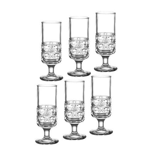 كاسات عصير ترحيبي ميني زجاج 95 مل 6 قطعة Drink is...