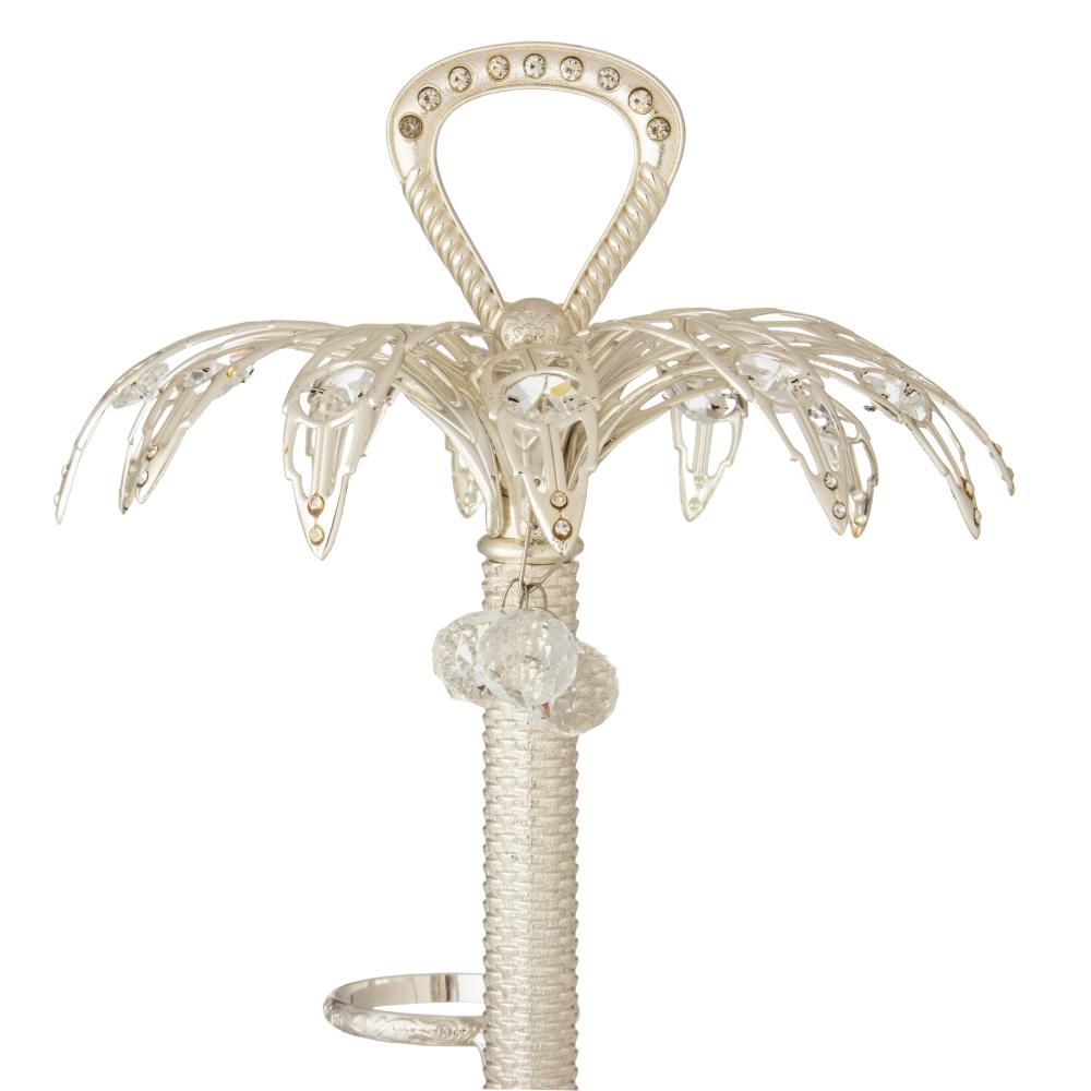 شيالة فناجين قهوة سعودي معدن فضي فاخر