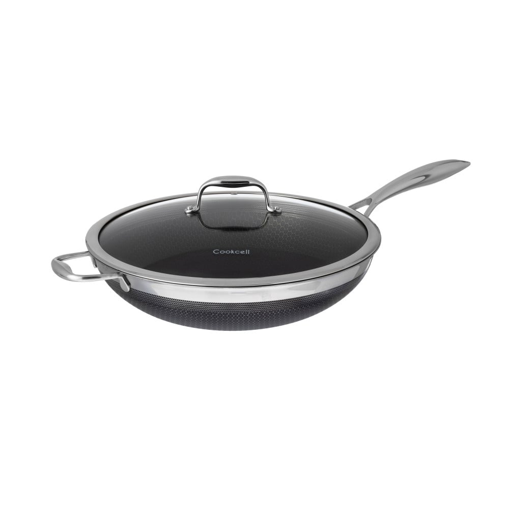 طاوة كوكسل بغطاء مقاس 34