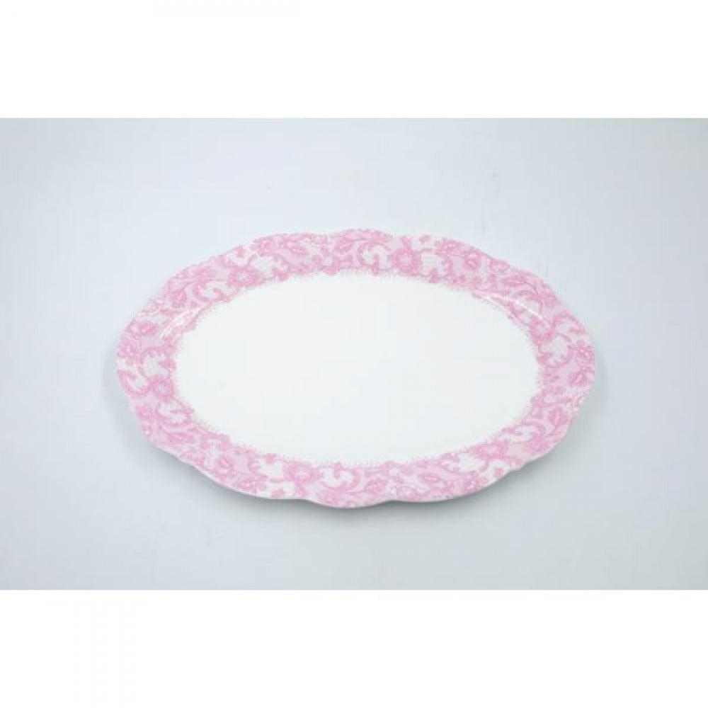 طقم سفرة بورسلان دانتيل107 قطعة