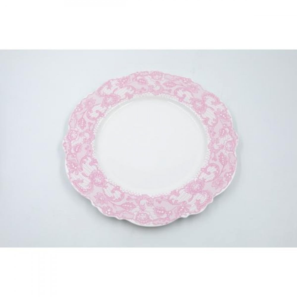 طقم سفرة بورسلان دانتيل107 قطعة