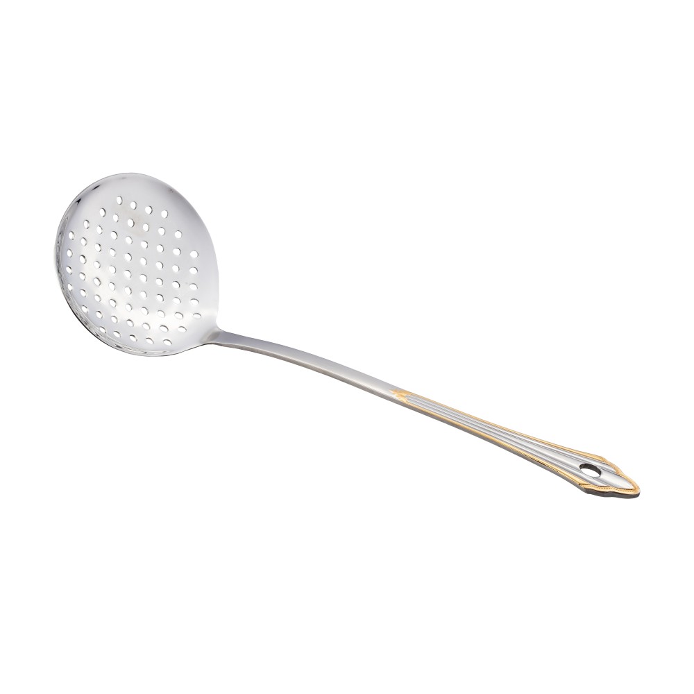 كفكير معدن استيل وذهبي