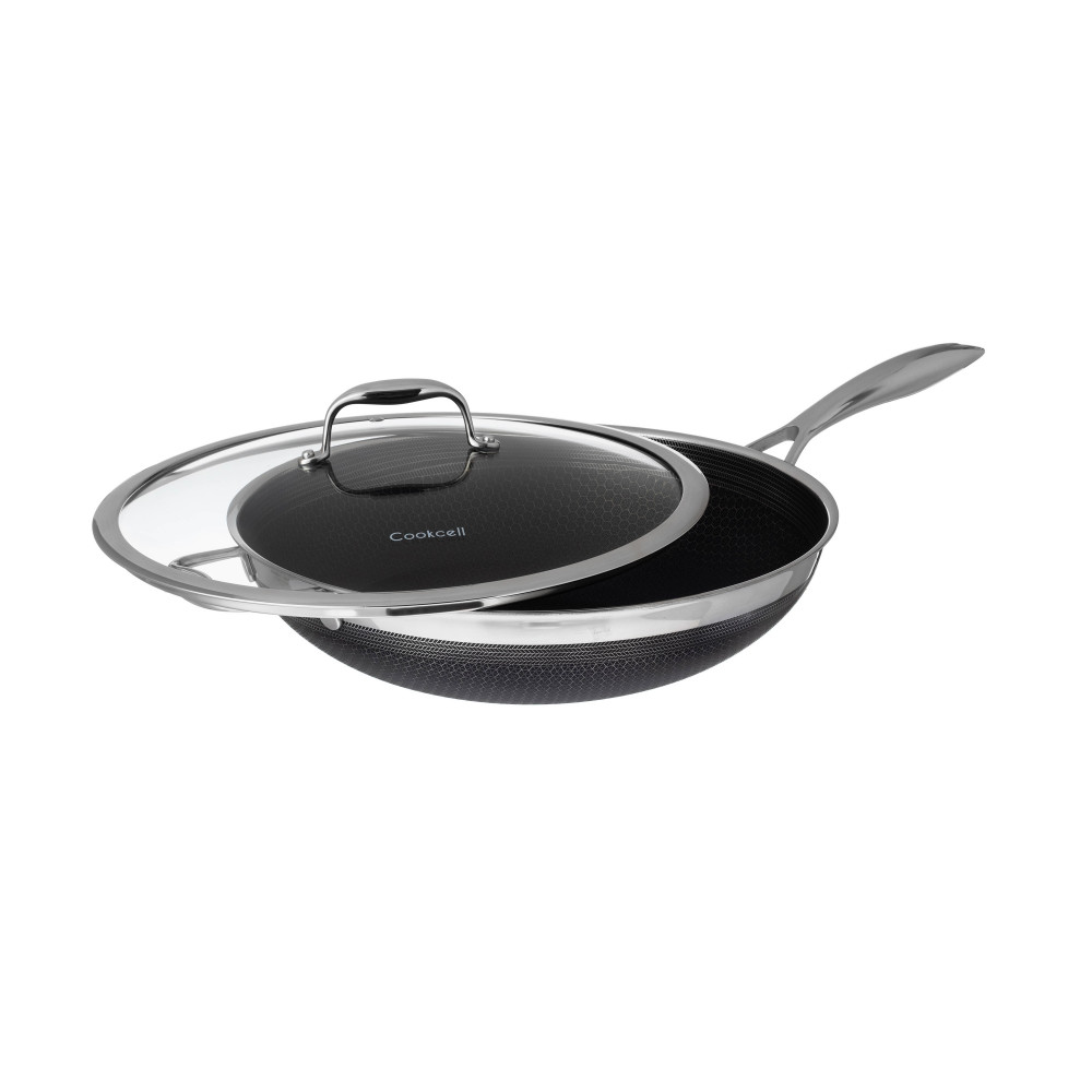 طاوة كوكسل بغطاء مقاس 34