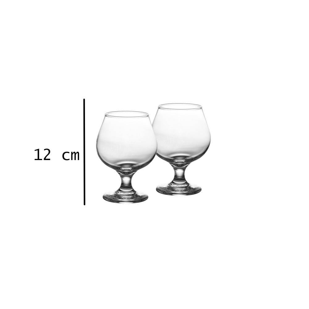 كاسات عصير زجاج  بقاعدة 12 قطعة 275 مل