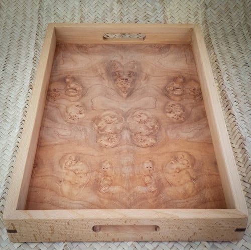 صينية تقديم - خشب ميبل نادر