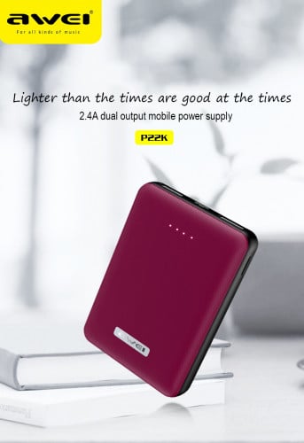 بور بانك Awei بقوة 10.000 حجم صغير