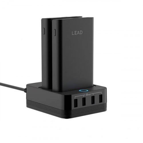 لييد - عدد 2 بطارية 10 ألف مع منصة شحن