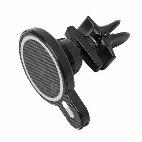 موج ماكس مغناطيس سيارة مدمج مع شاحن لاسلكي