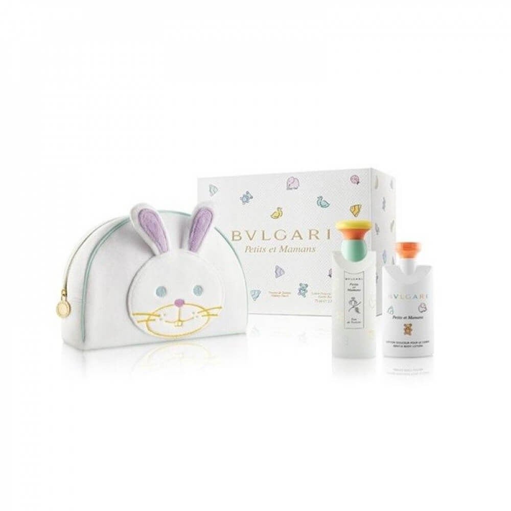 طقم عطر اطفال بولغاري او دو تواليت 100مل بودي لوشن 75مل شنطة