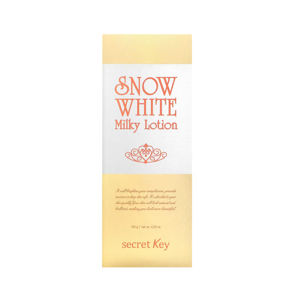 سيكريت كي لوشن سنو وايت ميلكي - 120 جم
