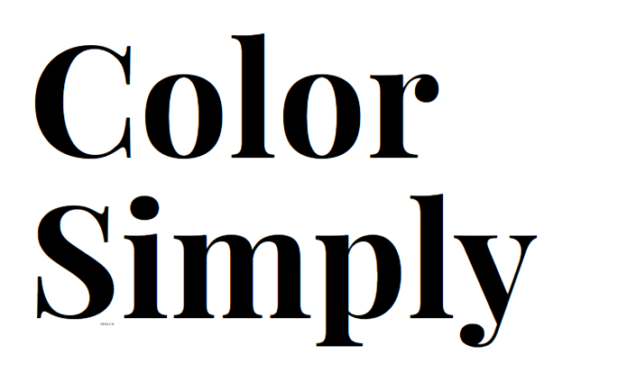 Color Simply