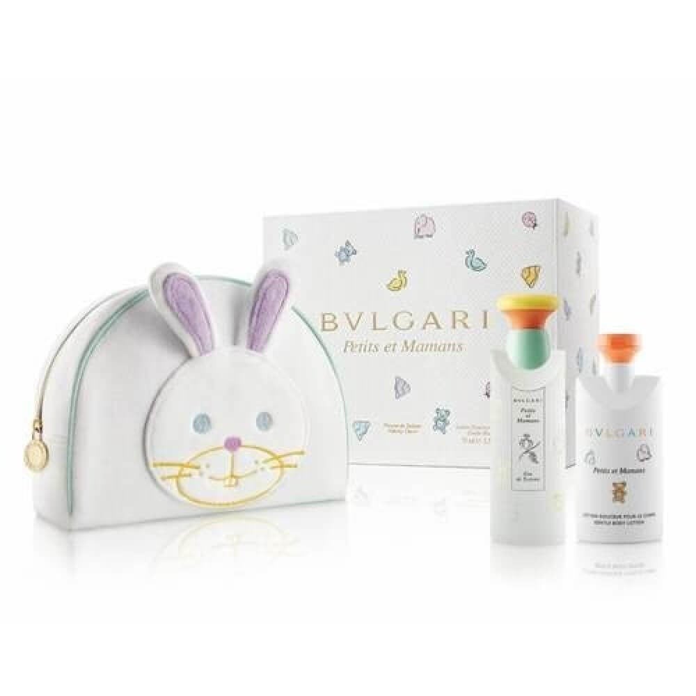 طقم عطر اطفال بولغاري  او دو تواليت 100مل بودي لوشن 75مل شنطة