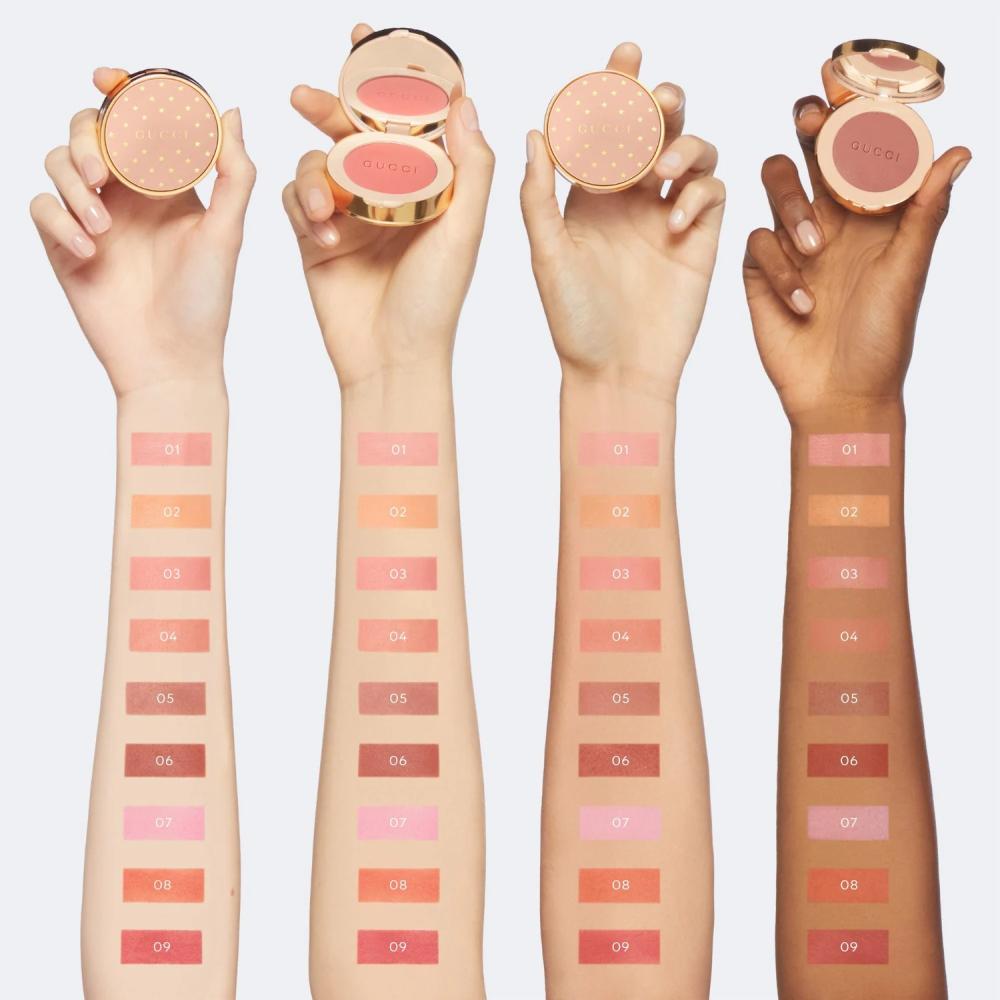 غوتشي احمر خدود بودرة مطفي 5.5جم - 04 Bright Coral