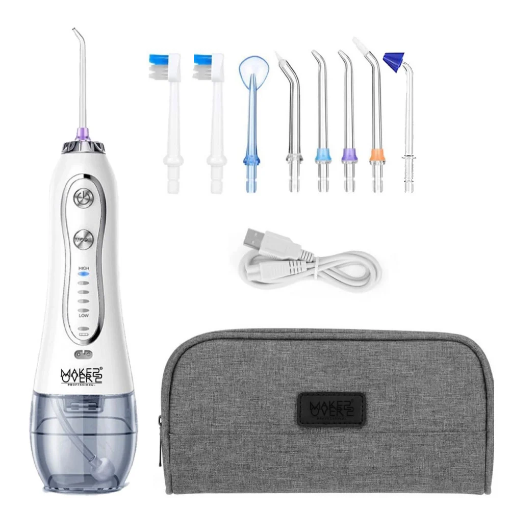 ميك اوفر22 جهاز تنظيف الاسنان واللسان بالماء - ابيض 300 مل