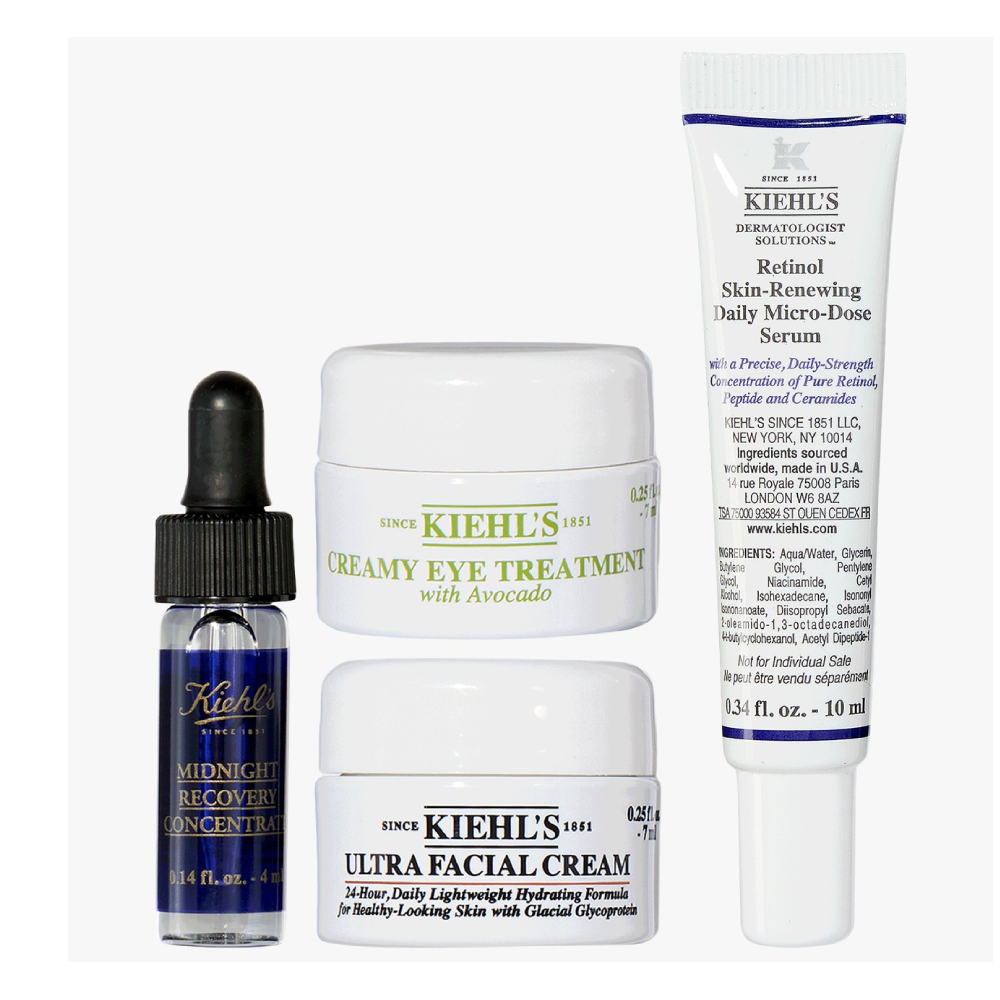 كيلز مجموعة العناية بالبشرة 4 قطع