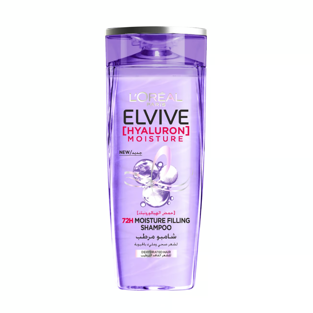لوريال باريس شامبو الفيف هيالرون مرطب 72 ساعة - 400 مل