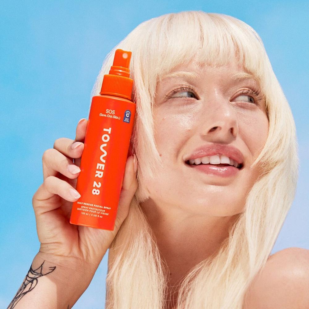 تاور 28 بخاخ اس او اس للحماية اليومية للوجه 30 مل