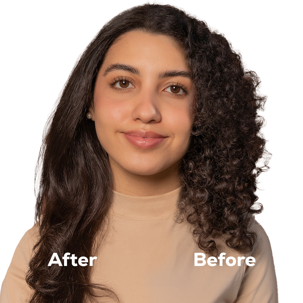 كلارا مصفف ومجفف الشعر مجفف الشعر 2 في 1 الفرشاة الحرارية اسود C5