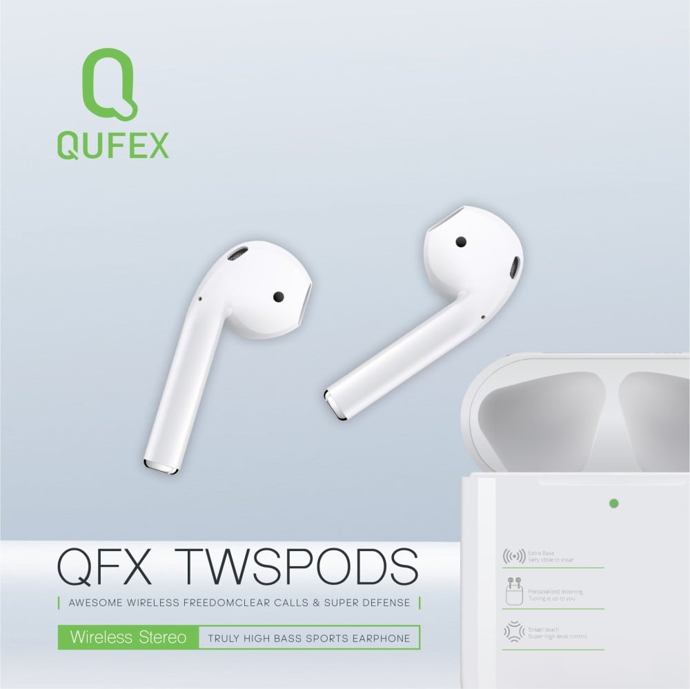QUFEX Wireless AirPods 2nd Edition - QUFEX