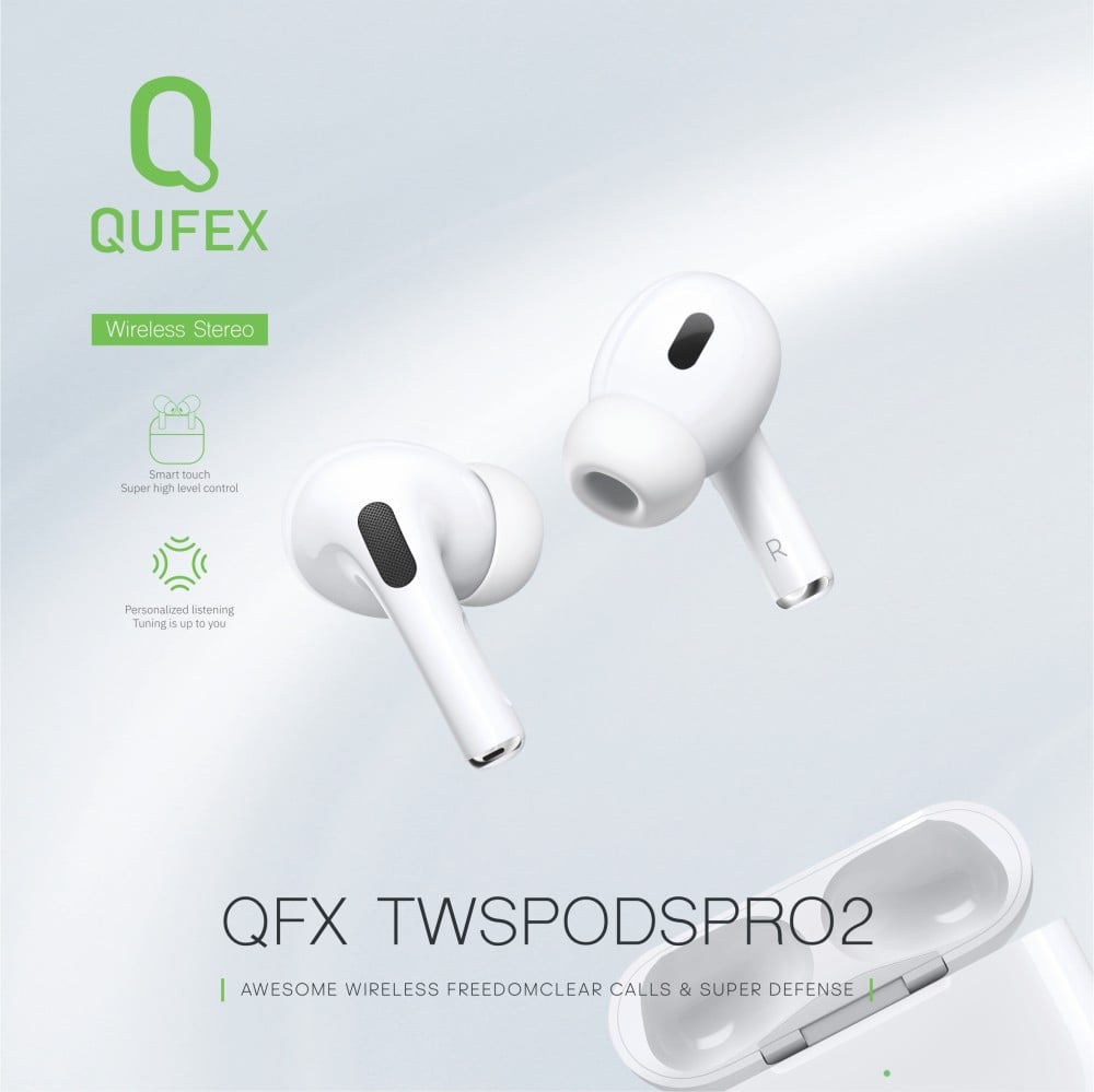 Wireless AirPods Pro 2 from QUFEX - QUFEX