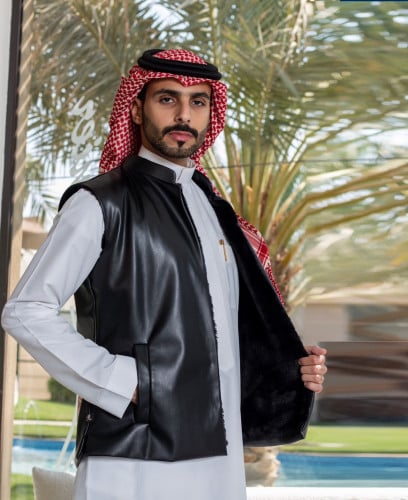 سديري جلد مبطن بفرو