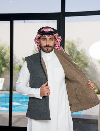 سديري صوف فاخر وجهين