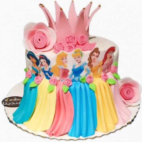كيكة اميرات ديزني Disney Princess Cake