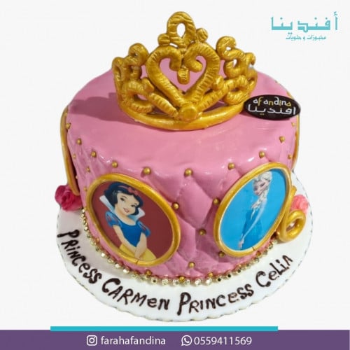 كيكة frozen snowwhite