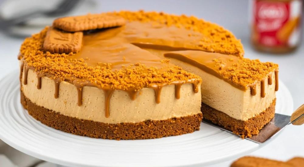 Lotus cheesecake