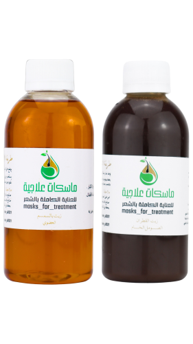 زيت القطران الخام + زيت السمسم 250مل