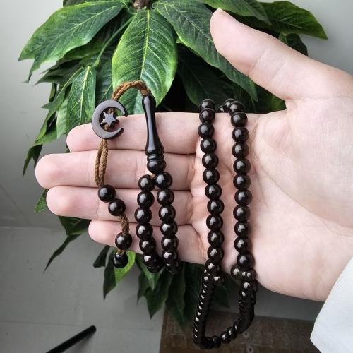 سبحة 99 خرزة تمليكة اسود
