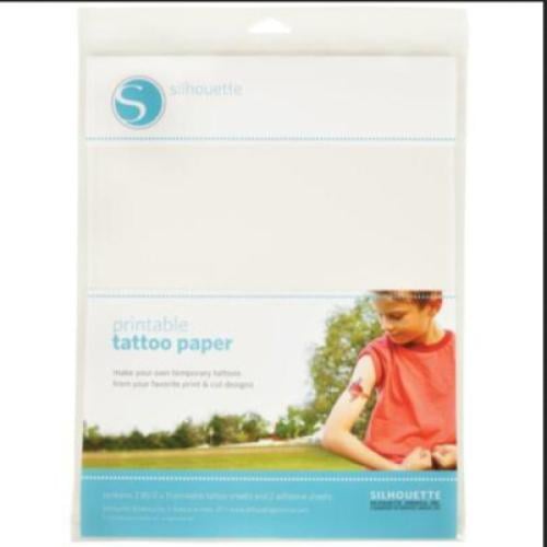 ورق التاتو المؤقت للطباعة - Silhouette Printable T...