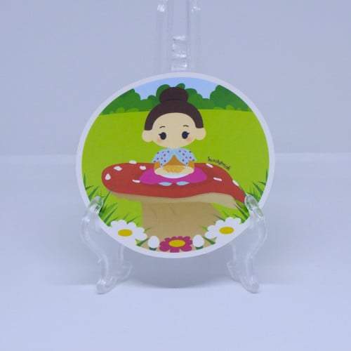 ستيكر شخصية Spoon oba-chan بحجم 9cm