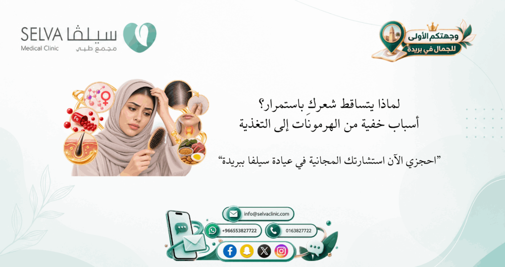 أهم أسباب سقوط الشعر عند النساء: من الهرمونات إلى نقص الحديد