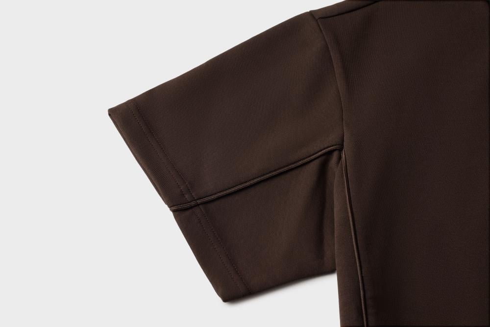 مقاسات تيشيرت Boxy Fit بني