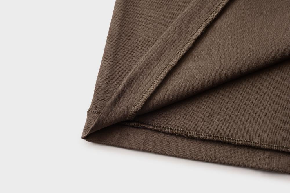مقاسات تيشيرت Boxy Fit بني