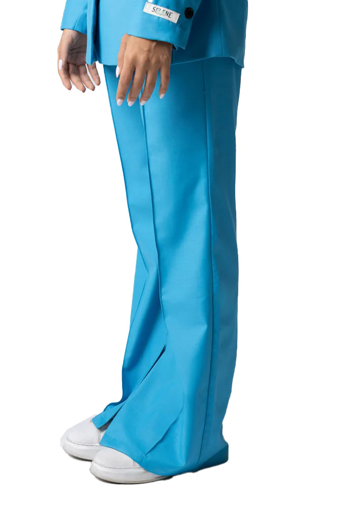 بنطلون رسمي نسائي أزرق فاتح