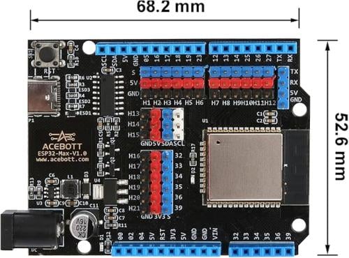 لوحة تطوير ESP32  متوافقة مع اردوينو